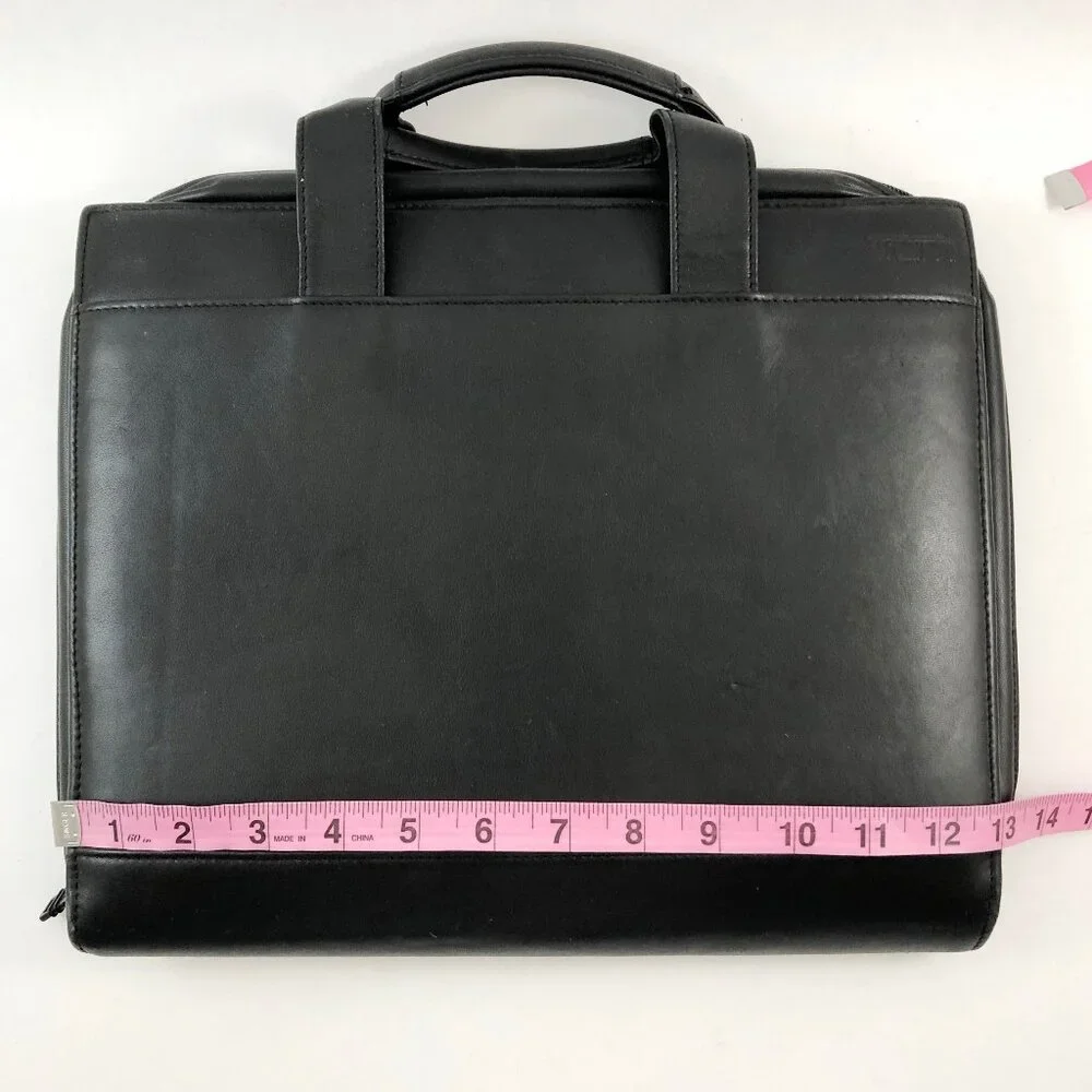 TUMI Black Leather Documents Case